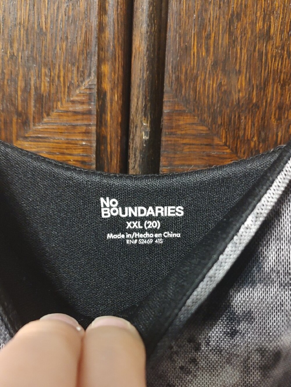 No Boundaries Black & Gray Tie-Dye Maxi Dress - Picture 2 of 3
